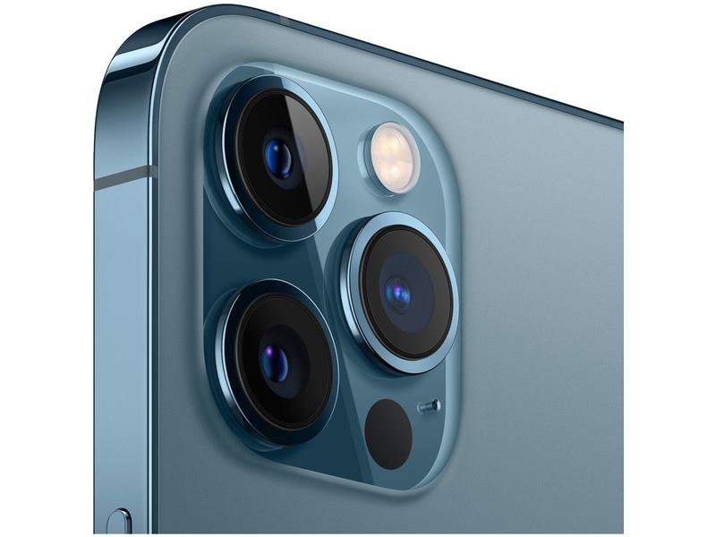 iPhone 12 Pro Max Apple 128GB - Azul-Pacífico 6,7” Câm. Tripla